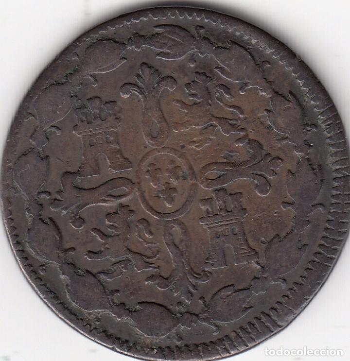 Monedas de Espa&ntilde;a: FERNANDO VII: 8 MARAVEDIS 1818 JUBIA - Foto 2