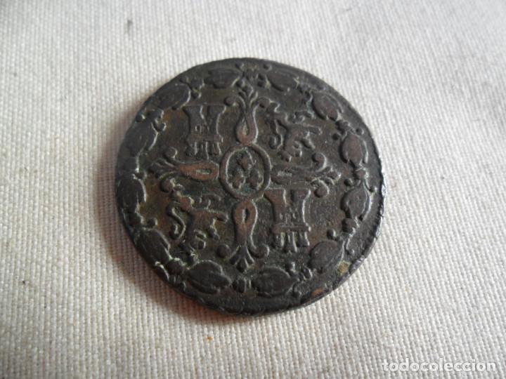 Monedas de Espa&ntilde;a: MONEDA MARAVED&Iacute; EN COBRE FERDIN VII 1820 - Foto 2