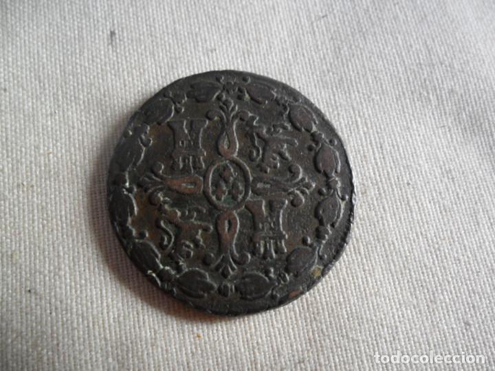 Monedas de Espa&ntilde;a: MONEDA MARAVED&Iacute; EN COBRE FERDIN VII 1820 - Foto 3