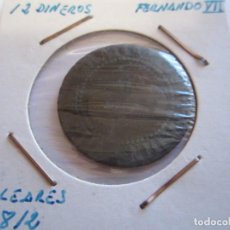 Monedas de España: MONEDA DE 12 DINEROS DE FERNANDO VII 1812 (BALEARES). Lote 99251015