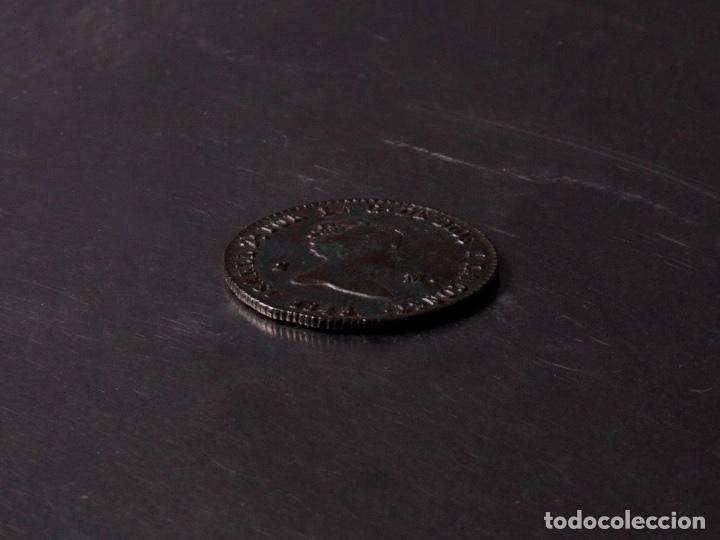 Monedas de Espa&ntilde;a: MONEDA DE COBRE ISABEL II 1843, 2 MARAVEDIS - Foto 2