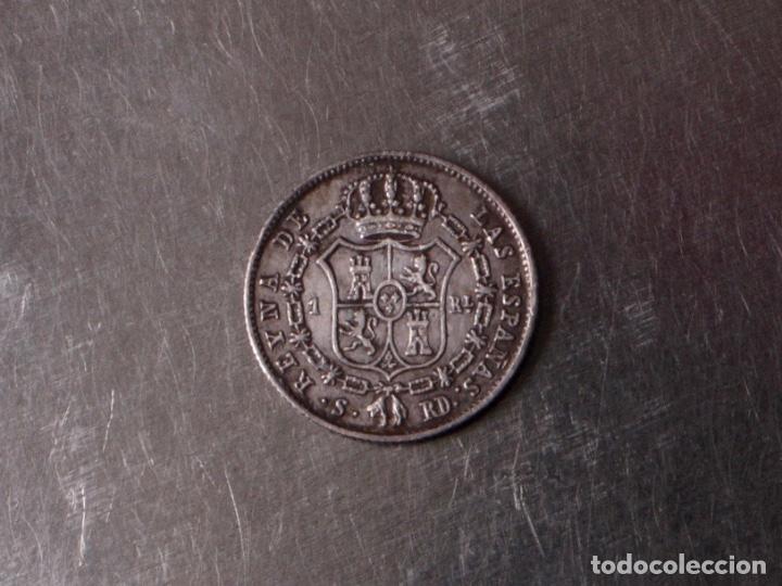 Monedas de Espa&ntilde;a: MONEDA DE PLATA ISABEL II 1850, 1 REAL - Foto 3
