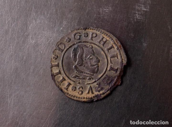 Monedas de Espa&ntilde;a: MONEDA DE FELIPE IV 1663 16 MARAVED&Iacute;S - Foto 1