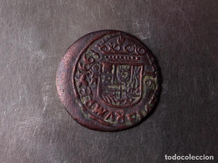 Monedas de Espa&ntilde;a: MONEDA DE FELIPE IV 1663 16 MARAVED&Iacute;S - Foto 3
