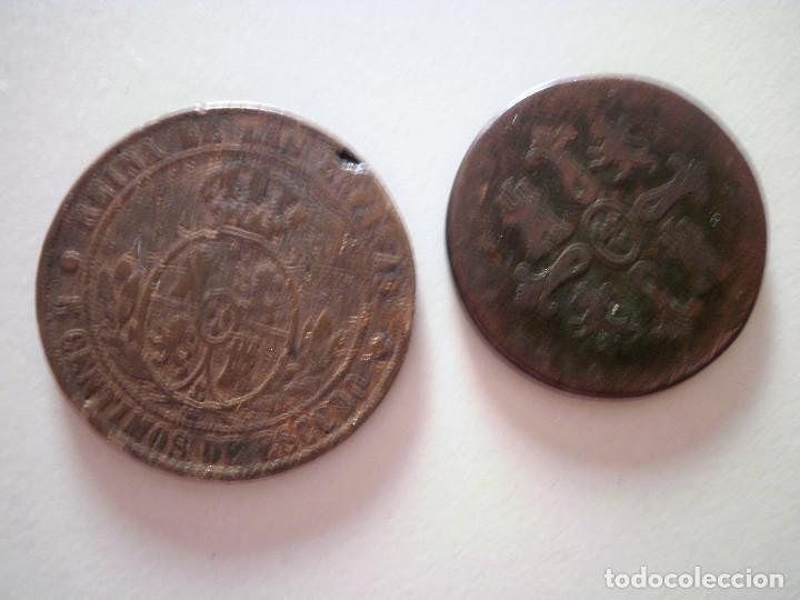 Monedas de Espa&ntilde;a: Dos monedas Isabel II - Foto 2
