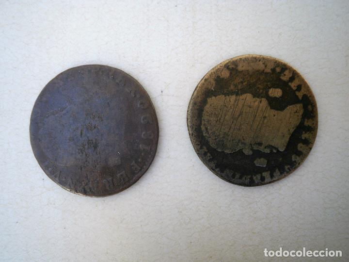 Monedas de Espa&ntilde;a: Dos monedas de Fernando VII - Foto 1