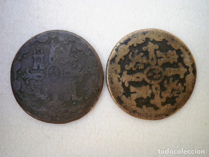 Monedas de Espa&ntilde;a: Dos monedas de Fernando VII - Foto 3