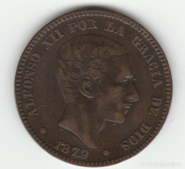 Monedas de Espa&ntilde;a: ALFONSO XII- 10 CENTIMOS- 1879 - Foto 1