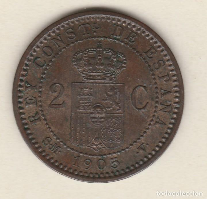 Monedas de España: ALFONSO XIII- 2 CENTIMOS- 1905*05- SMV- SC- - Foto 2 - 99831283