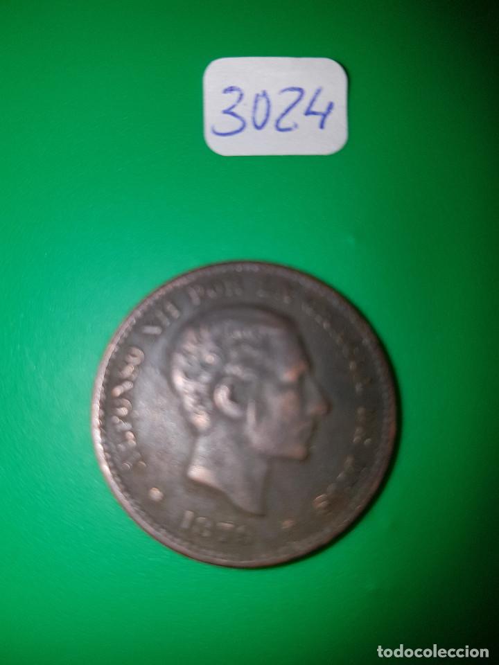 Monedas de Espa&ntilde;a: BONITOS CINCO CENTIMOS DE ALFONSO XII. 1879 - Foto 4