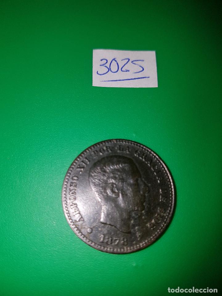 Monedas de Espa&ntilde;a: BONITOS CINCO CENTIMOS DE ALFONSO XII. 1878 - Foto 1