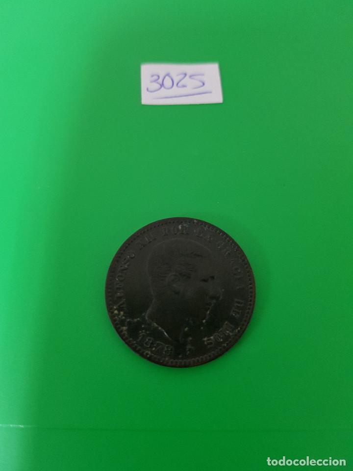 Monedas de Espa&ntilde;a: BONITOS CINCO CENTIMOS DE ALFONSO XII. 1878 - Foto 3