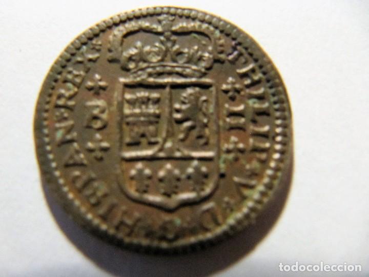 Monedas de Espa&ntilde;a: Moneda Felipe V    1790 - Foto 2