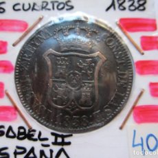 Monedas de España: MONEDA DE 6/4 DE ISABEL II 1838 CATALUÑA MBC+. Lote 102740339