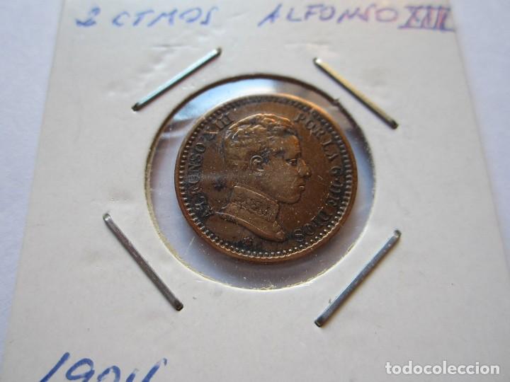 Monedas de Espa&ntilde;a: moneda de 2 c&eacute;ntimos de 1904*04 Alfonso XIII - Foto 1