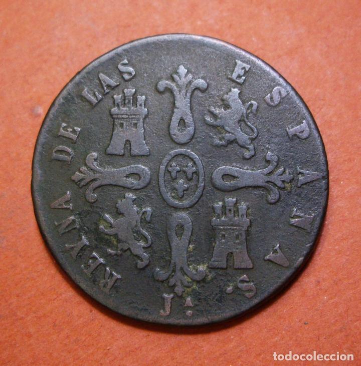 Monedas de Espa&ntilde;a: ISABEL II - 8 MARAVEDIS 1849 JUBIA - Foto 2