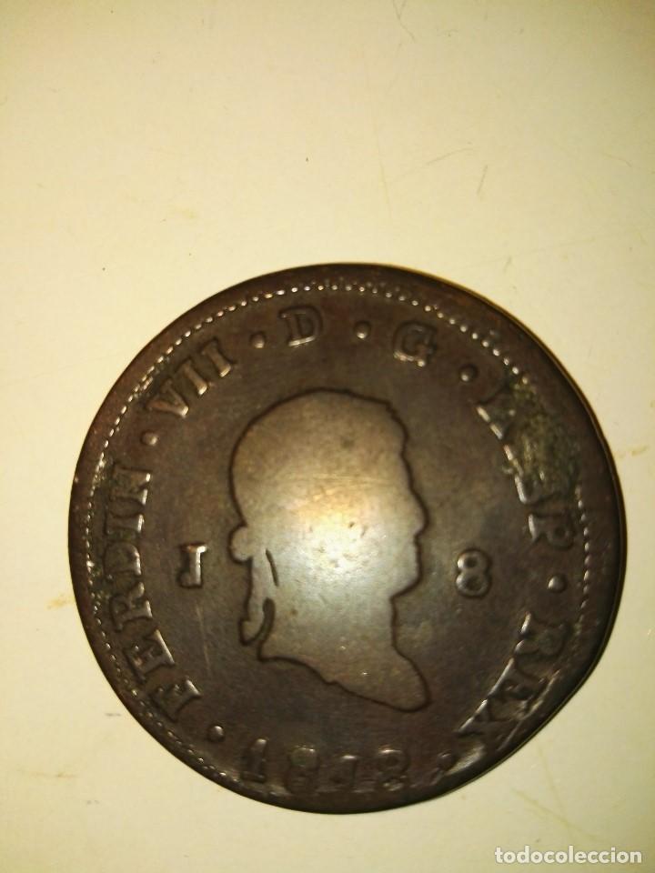 Monedas de Espa&ntilde;a: Moneda de Fernando VII de 1818 J8 - Foto 5