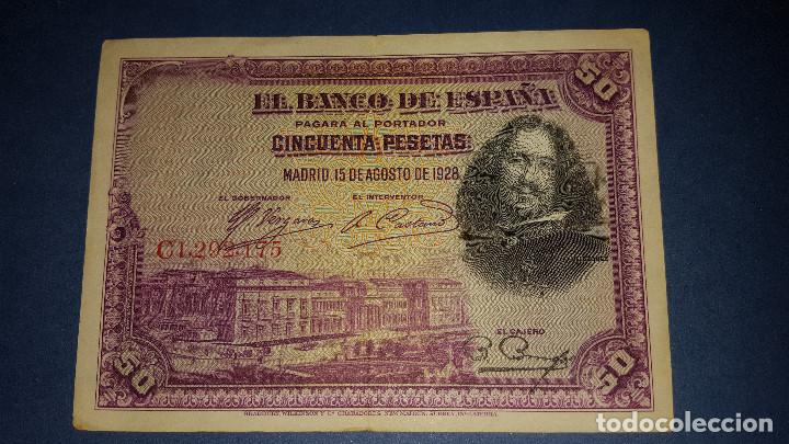Monedas de Espa&ntilde;a: 50 Pesetas 1928. MBC - Foto 1