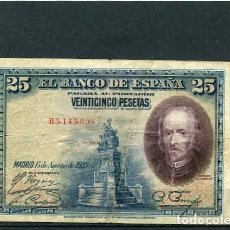 Monedas de España: BILLETES ANTIGUOS BARATOS DE ESPAÑA AÑO 1928 CALDERON DE LA BARCA 25 PESETAS A BUEN PRECIO 