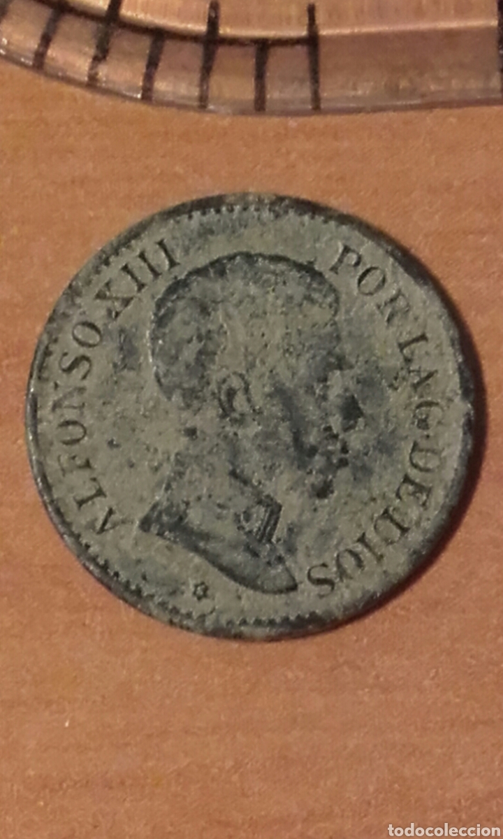 Monedas de Espa&ntilde;a: Moneda 1291 Alfonso XIII 1906 1 c&eacute;ntimo - - Foto 3