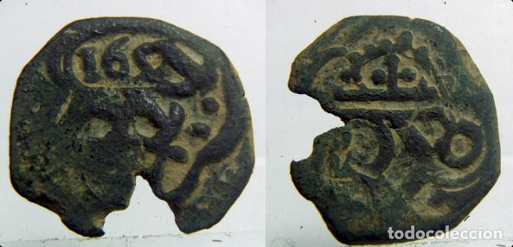 Monedas de Espa&ntilde;a: MONEDA DE VIII MARAVEDIS RESELLADA - Foto 1