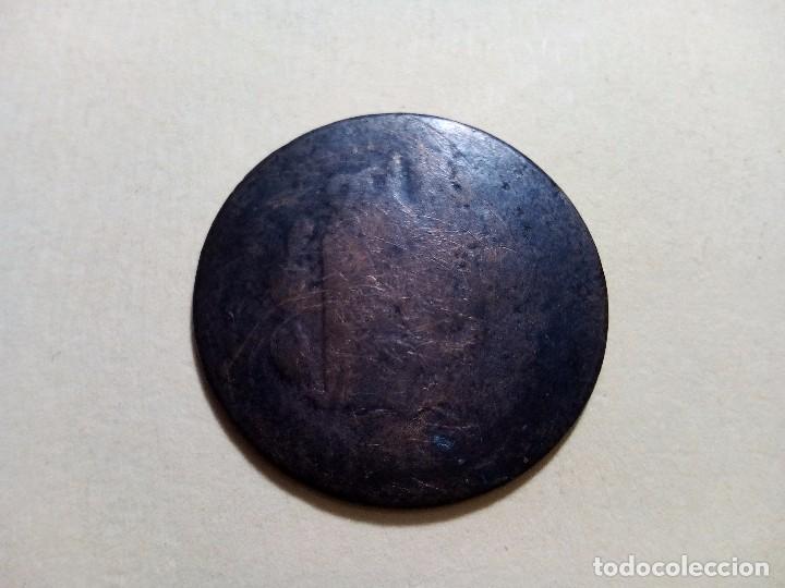 Monedas de Espa&ntilde;a: MONEDA CINCO C&Eacute;NTIMOS COBRE ALFONSO XII 1878 - Foto 2