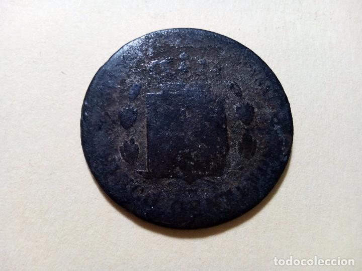 Monedas de Espa&ntilde;a: MONEDA CINCO C&Eacute;NTIMOS COBRE ALFONSO XII 1877 - Foto 2