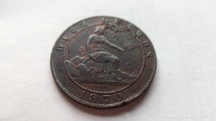 Monedas de Espa&ntilde;a: MONEDA 10 CENTIMOS 1870 - Foto 1