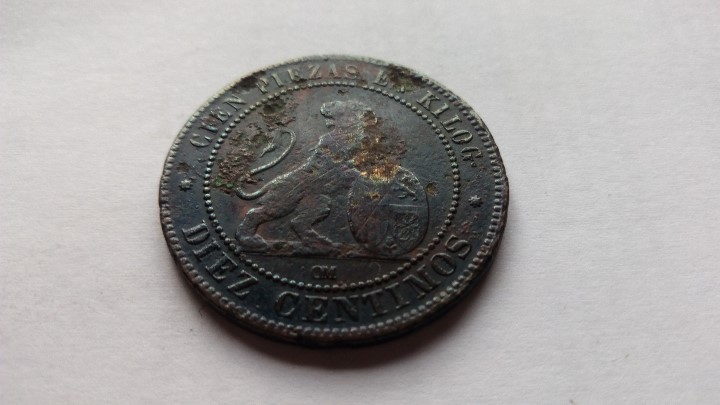 Monedas de Espa&ntilde;a: MONEDA 10 CENTIMOS 1870 - Foto 2