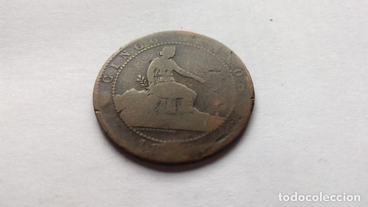 Monedas de Espa&ntilde;a: MONEDA 5 CENTIMOS 1870 OM - Foto 1