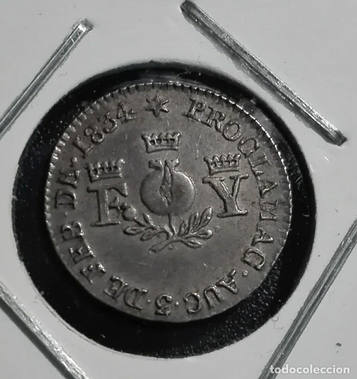 Monedas de Espa&ntilde;a: MONEDA PROCLAMACION ISABEL II GRANADA 1834 - Foto 1