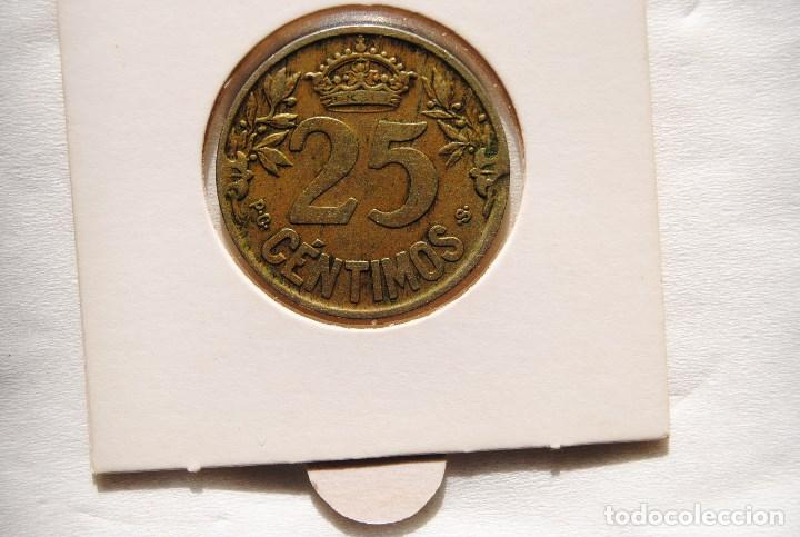 Monedas de Espa&ntilde;a: Moneda de 25 cts. Alfonso XIII, a&ntilde;o 1925 - Foto 2