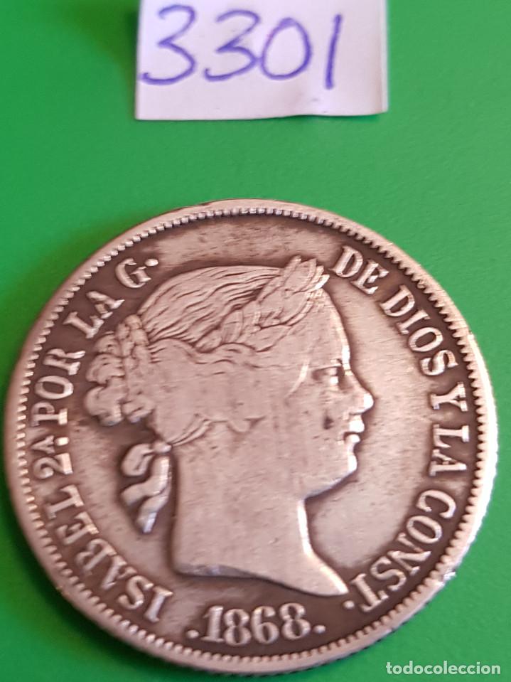 M&uuml;nzen von Spanien: 20 CENTIMOS DE PESO. ISABEL II-FILIPINAS