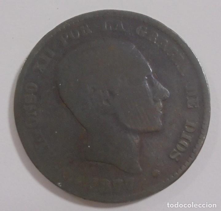 Monedas de Espa&ntilde;a: MONEDA. 10 CENTIMOS. 1877. ALFONSO XII. VER - Foto 1