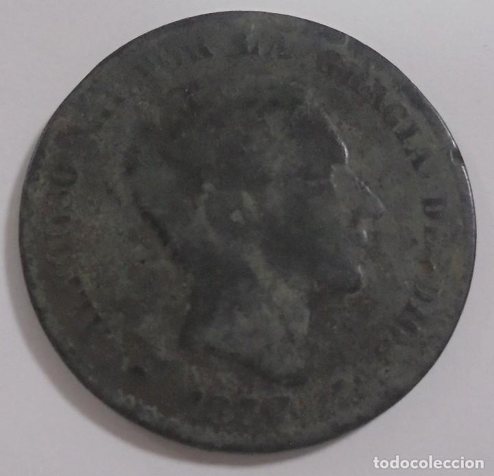 Monedas de Espa&ntilde;a: MONEDA. 10 CENTIMOS. 1877. ALFONSO XII. VER - Foto 1