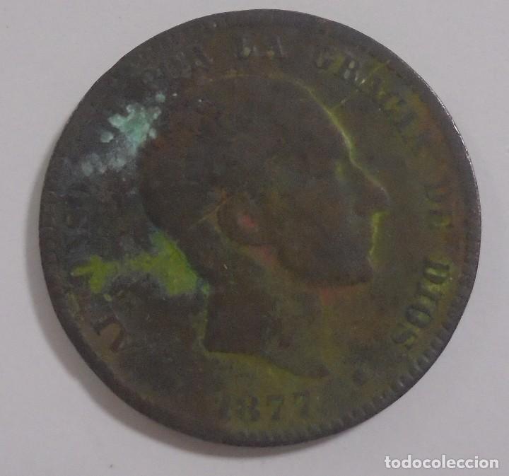Monedas de Espa&ntilde;a: MONEDA. 10 CENTIMOS. 1877. ALFONSO XII. VER - Foto 1