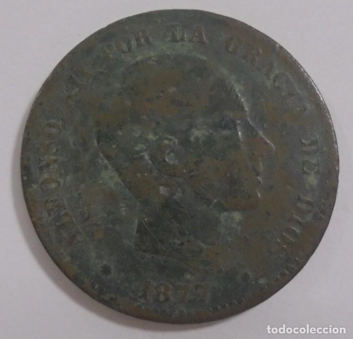 Monedas de Espa&ntilde;a: MONEDA. 10 CENTIMOS. 1877. ALFONSO XII. VER - Foto 1
