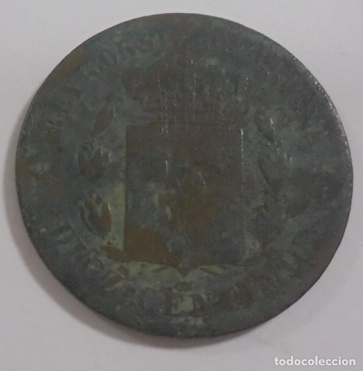Monedas de Espa&ntilde;a: MONEDA. 10 CENTIMOS. 1877. ALFONSO XII. VER - Foto 2