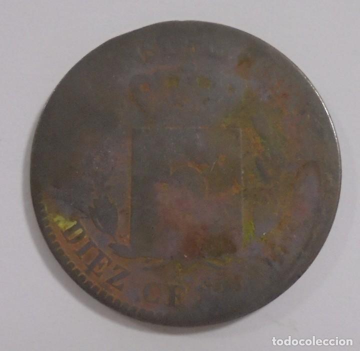 Monedas de Espa&ntilde;a: MONEDA. 10 CENTIMOS. 1877. ALFONSO XII. VER - Foto 2