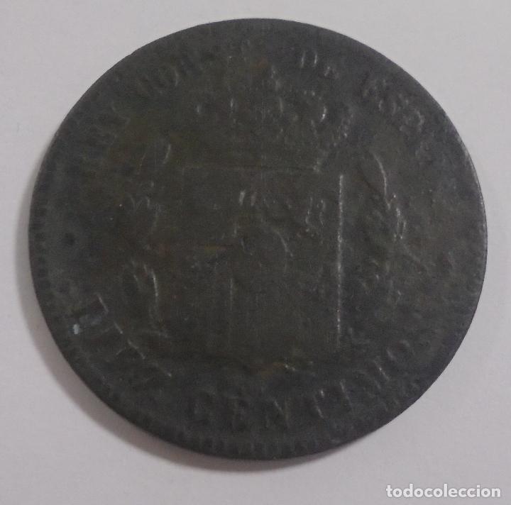 Monedas de Espa&ntilde;a: MONEDA. 10 CENTIMOS. 1879. ALFONSO XII. VER - Foto 2