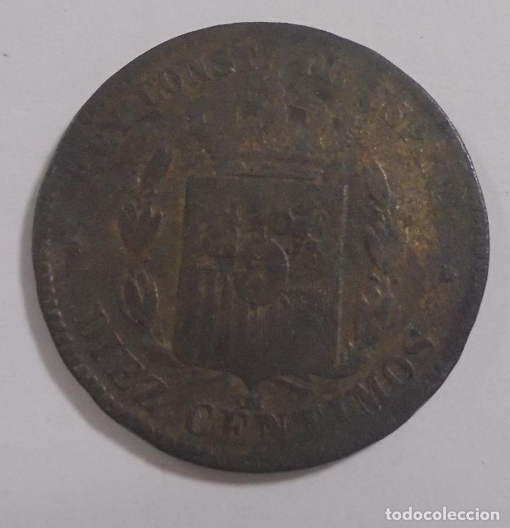 Monedas de Espa&ntilde;a: MONEDA. 10 CENTIMOS. 1878. ALFONSO XII. VER - Foto 2