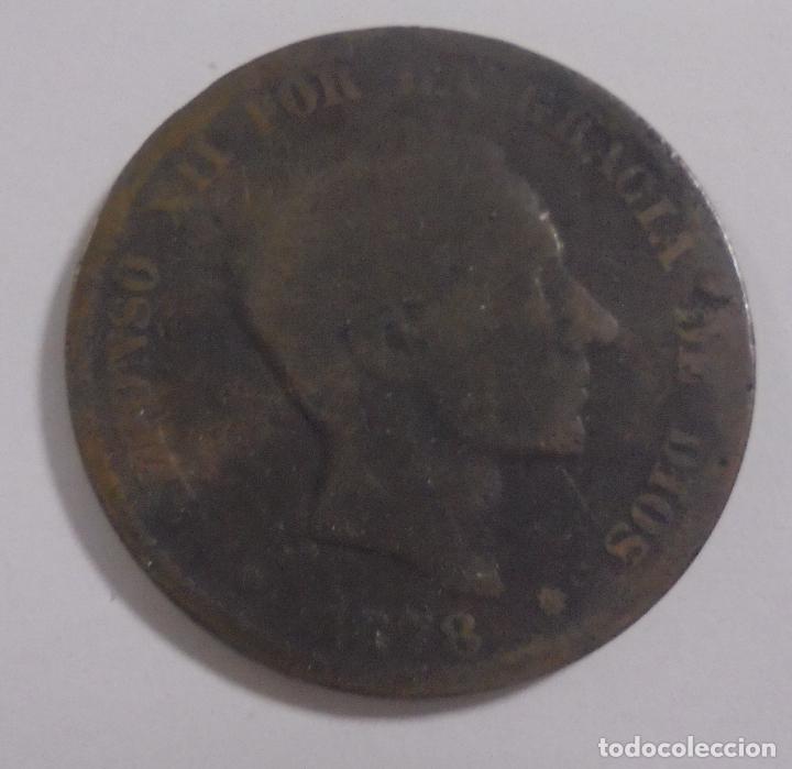 Monedas de Espa&ntilde;a: MONEDA. 10 CENTIMOS. 1878. ALFONSO XII. VER - Foto 1