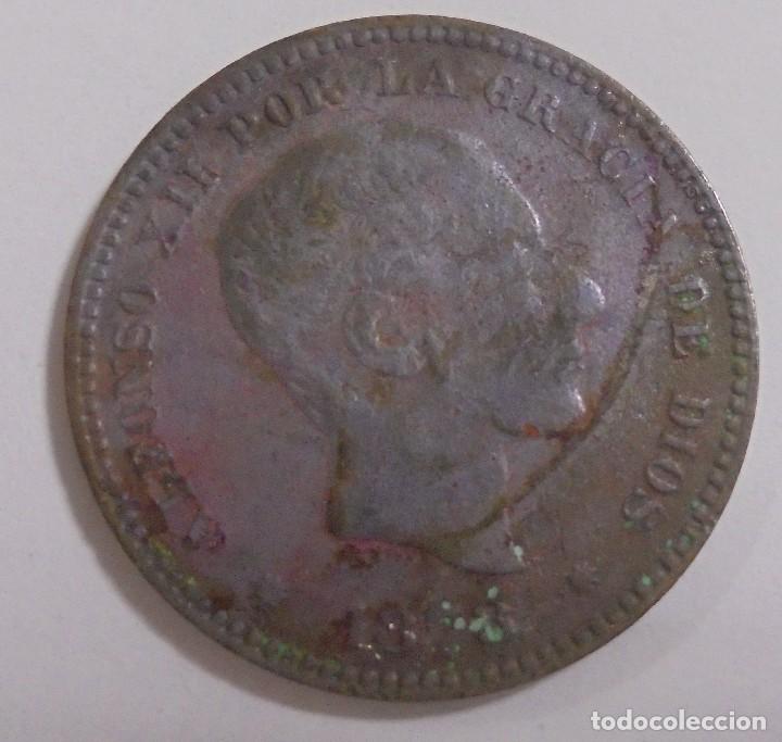 Monedas de Espa&ntilde;a: MONEDA. 5 CENTIMOS. ALFONSO XII. 1878. VER - Foto 1