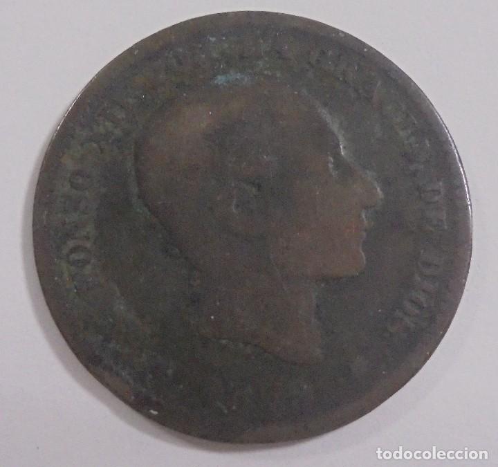 Monedas de Espa&ntilde;a: MONEDA. 5 CENTIMOS. ALFONSO XII. 1879. VER - Foto 1
