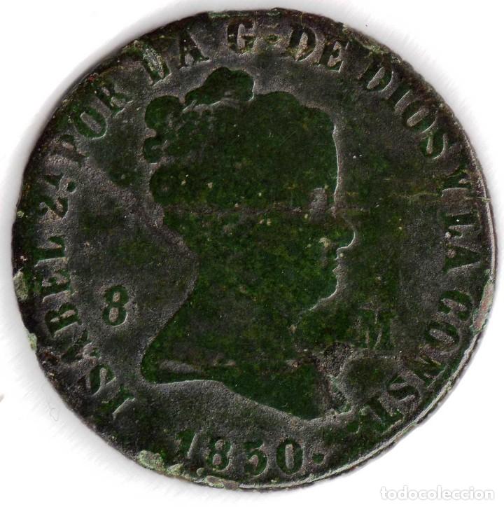 Monedas de Espa&ntilde;a: 1850 Isabel II - 8 Maravedis de Jubia.. - Foto 1