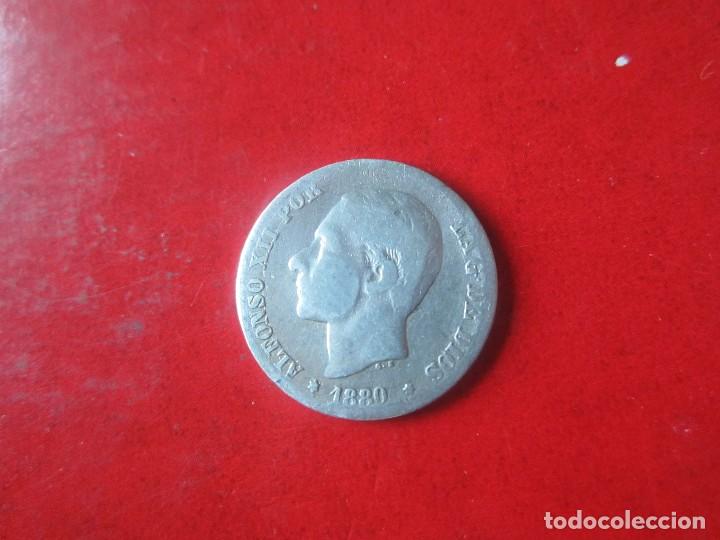 Monedas de Espa&ntilde;a: Alfonso XII. 50 centimos de plata. 1880 - Foto 1