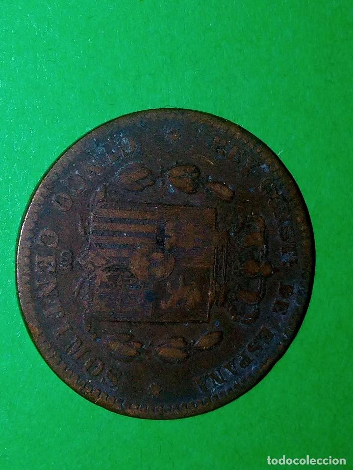 Monedas de Espa&ntilde;a: 5 centimos Alfonso XII 1878 - Foto 3