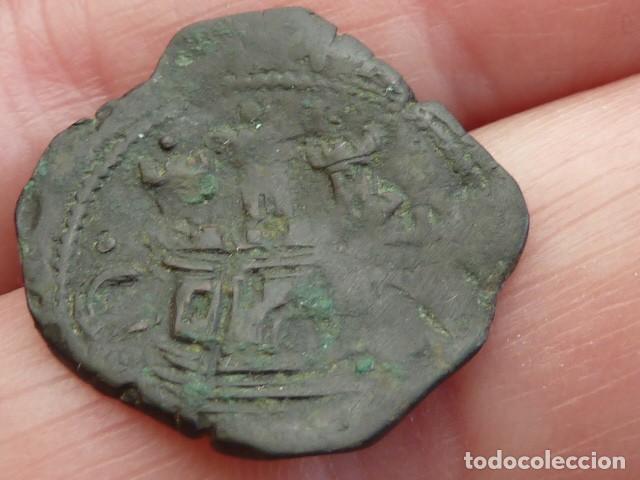 Monedas de Espa&ntilde;a: Moneda de cobre de 2 Cuartos de Felipe II, CECA de Cuenca, escasa - Foto 1