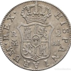 Monedas de España: ESPAÑA CARLOS IV, REY 1788-1808 2 REALES. 1808 MADRID. PLATA. EBC-