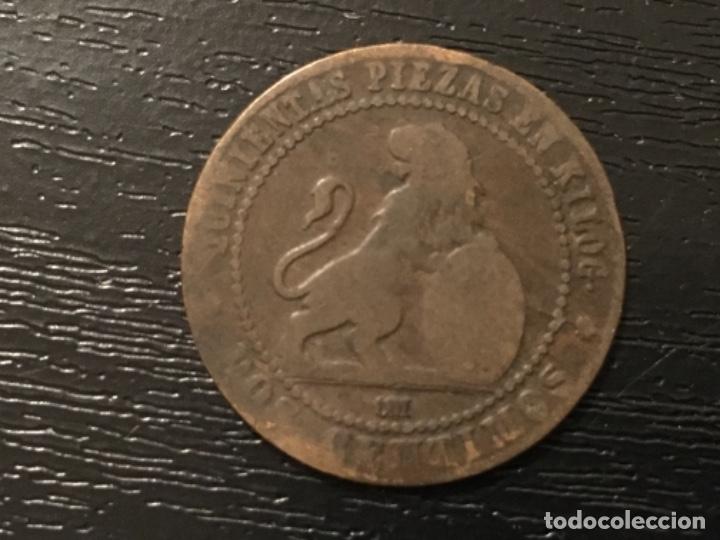 Monedas de Espa&ntilde;a: Moneda 2 centimos Espa&ntilde;a 1870 - Foto 2